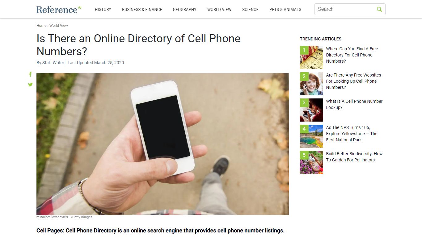 Is There an Online Directory of Cell Phone Numbers? - Reference.com
